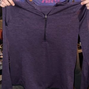Under armor size small long sleeve shirt purple